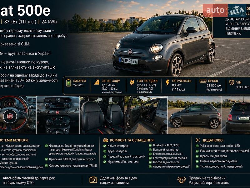 Fiat 500e 2015