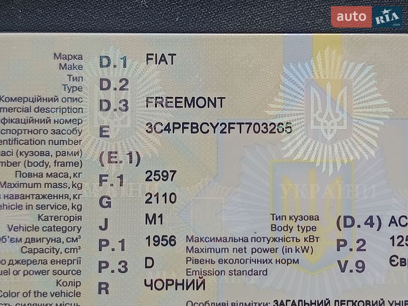 Fiat Freemont 2015